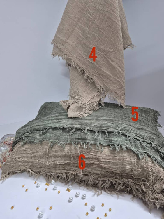 شال کنفی وارداتی دور ریش کبریتی کیفیت درجه یک