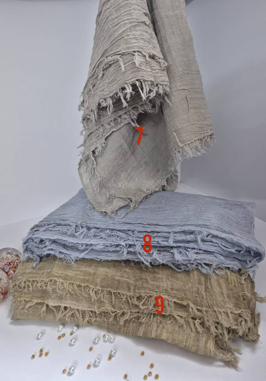 شال کنفی سنگشور وارداتی دور ریش کبریتی مخصوص استایلهای روزانه مهمانیها و مجالس هستش