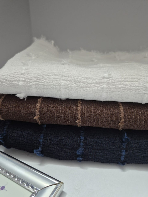 شال کنفی طرح شکوفه با کیفیت عال سر خور عالی و رنگ بندی ترند