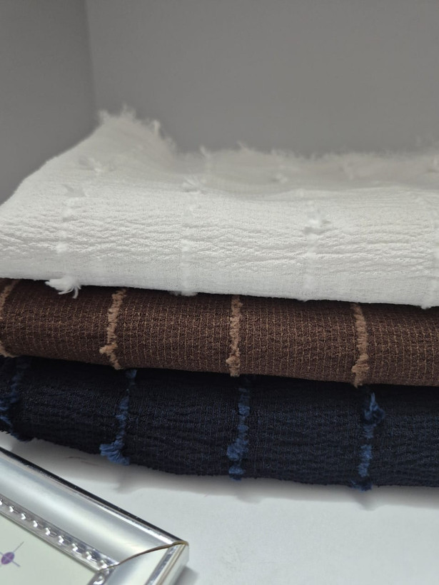 شال کنفی طرح شکوفه