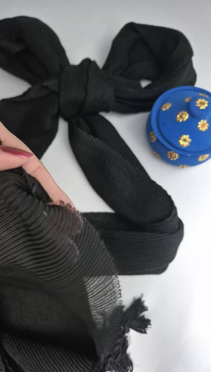 شال برشکای پلیسه رنگ سبز وارداتی کیفیت تضمینی