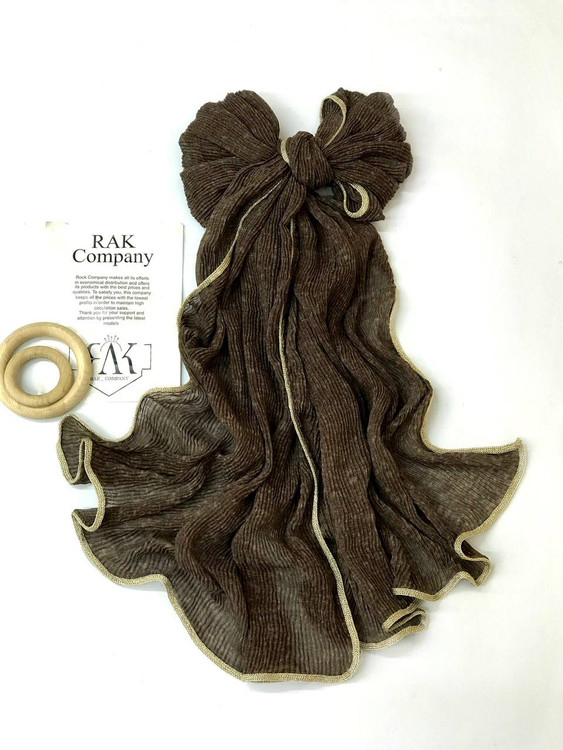 شال نخی دور نوار دوزی با تضمین کیفیت عالی