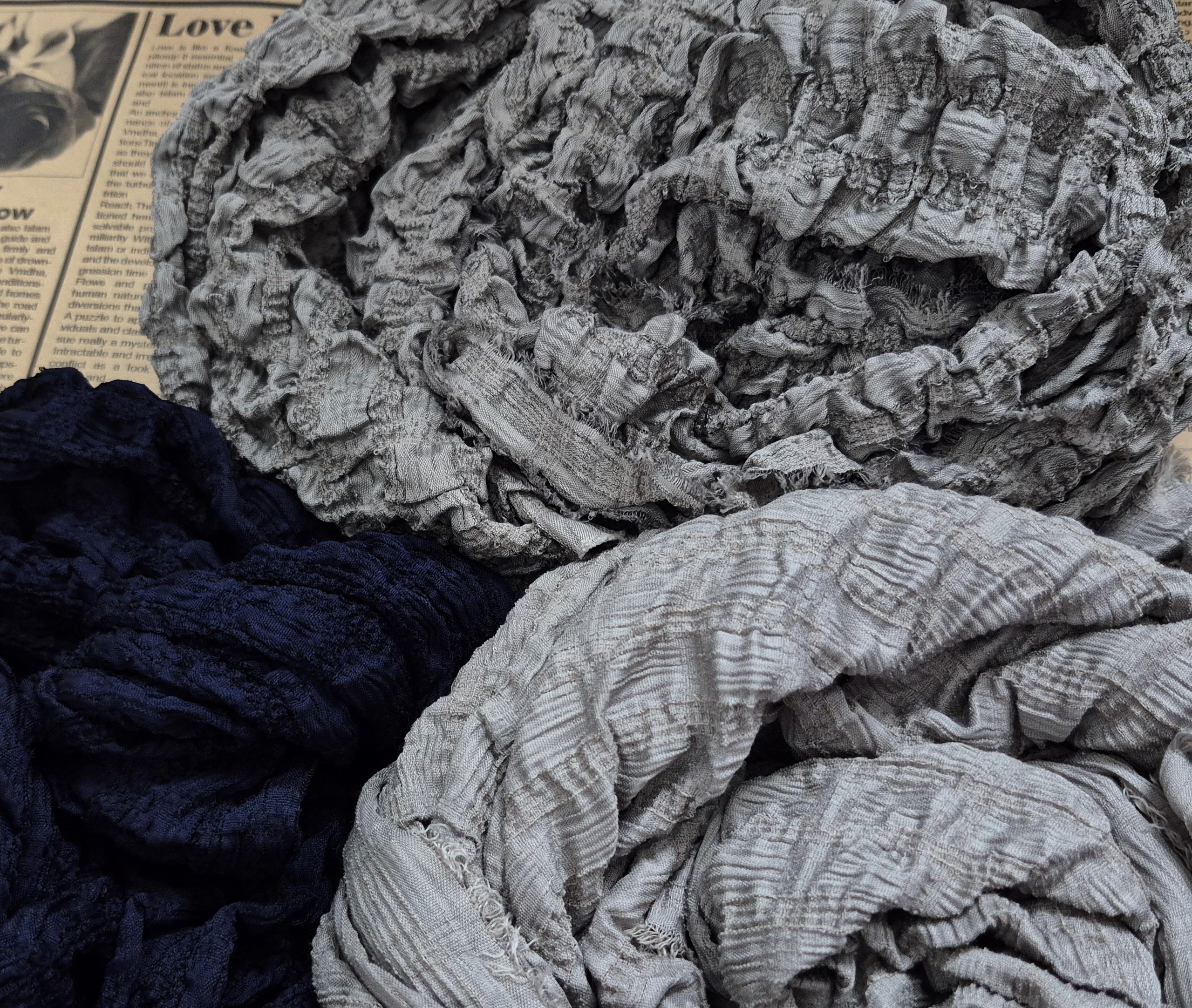 شال پلیسه لبه ریش