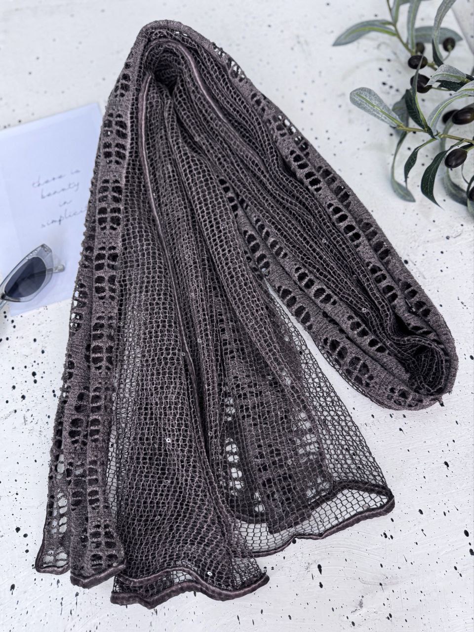 شال حصیری مزونی وارداتی