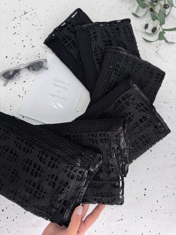 شال حصیری مزونی وارداتی دوتیکه در رنگ مشکی هم موجود هستش