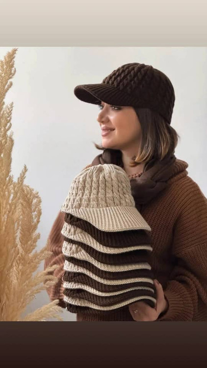 کلاه بافت نقابدار