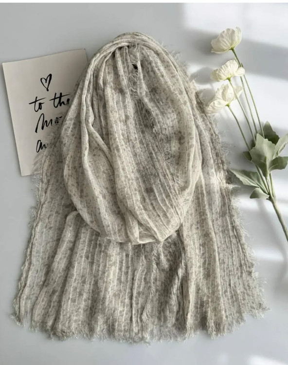 شال نخ پنبه دور ریش ابرو بادی وارداتی محصولladys scarf