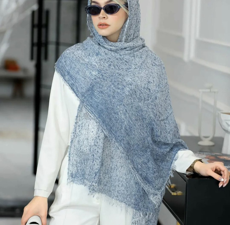 شال نخ پنبه ابرو بادی وارداتی محصول جدید 2025