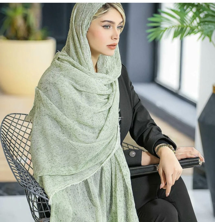 شال نخ پنبه ابرو بادی دور ریش در جذابترین رنگهای